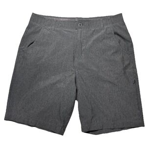 Ascend Mens 36 Gray Performance Hiking Fishing Shorts 9" Inseam
